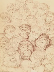 Twarze małp, 1815